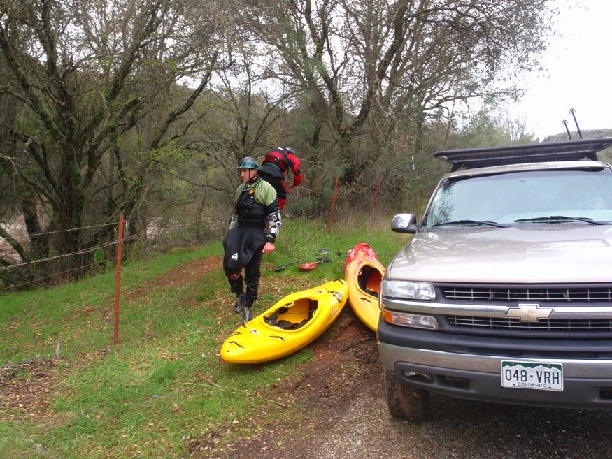 Putin Go up Mooney Flat Rd for 2 miles until you see the "dam" and