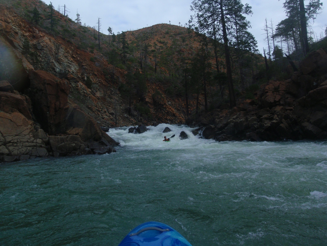 A short distance of boogie leads to the confluence with the North Fork