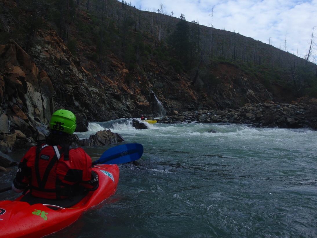 A short distance of boogie leads to the confluence with the North Fork