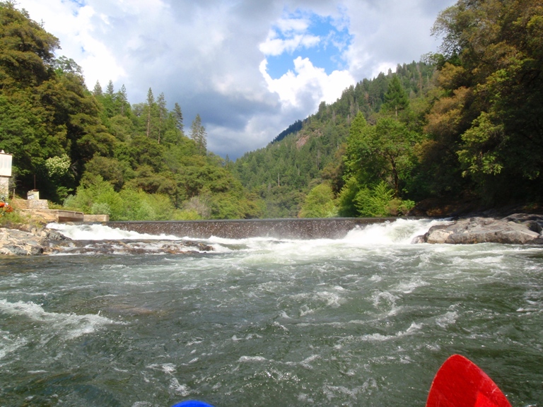 Tiger Creek Afterbay is within site from the dam. You only have to