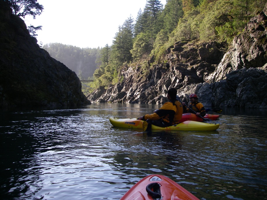 The remainder is flat paddle out.